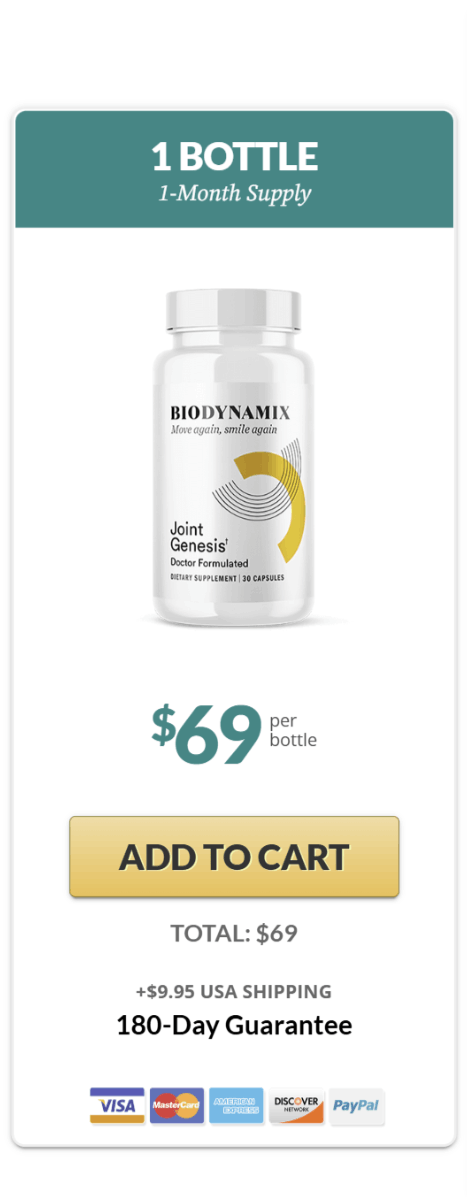 Joint Genesis 1 Bottle Price