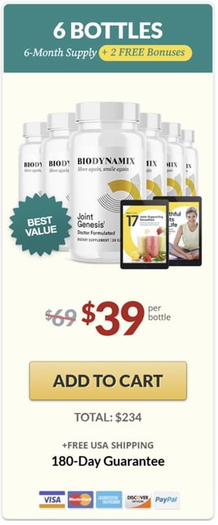 Joint Genesis 6 Bottles Price