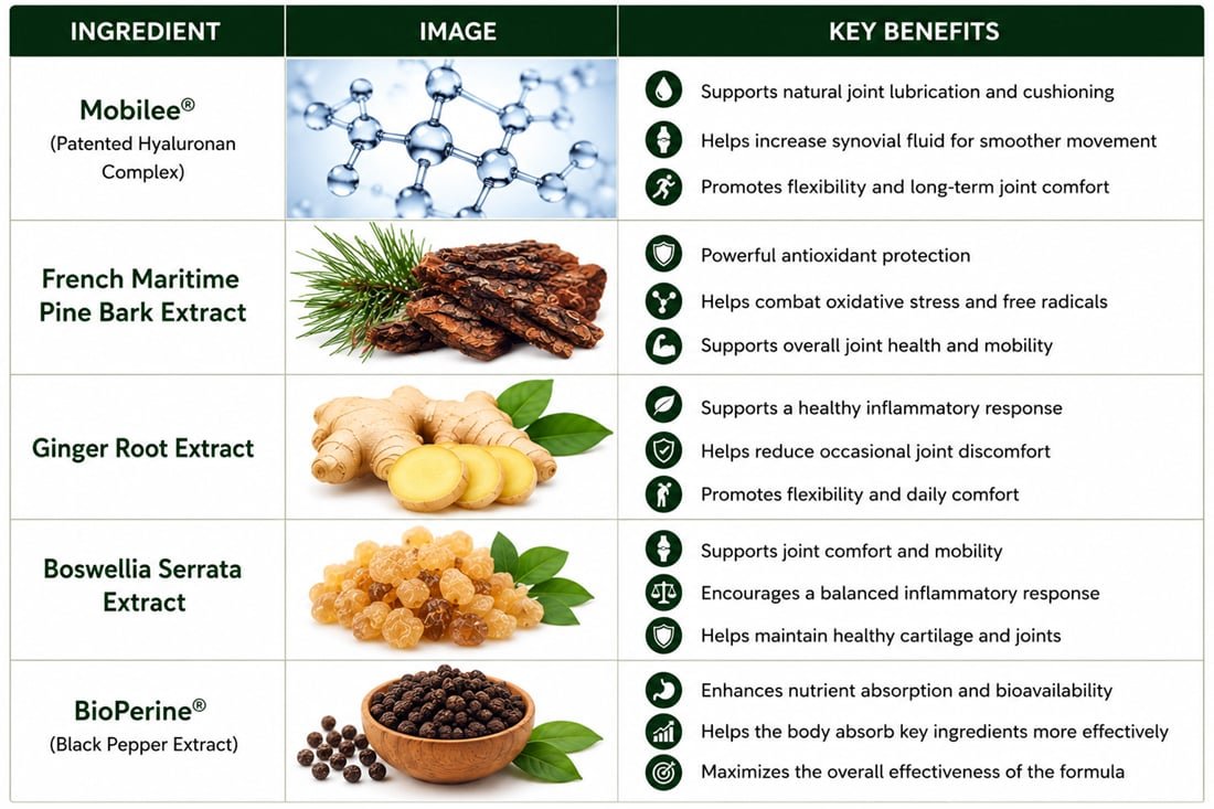 Ingredients Joint Genesis